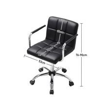 Load image into Gallery viewer, Cushioned Computer Office Desk Chair Chrome Legs Lift Swivel Adjustable-4 colors