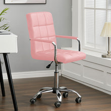 Load image into Gallery viewer, PU Swivel Office Chair Adjustable Computer Desk Armchair High Back Wheel-4 colors
