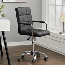 Load image into Gallery viewer, PU Swivel Office Chair Adjustable Computer Desk Armchair High Back Wheel-4 colors