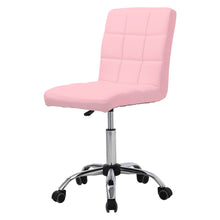 Load image into Gallery viewer, PU Swivel Office Chair Adjustable Computer Desk Armless Seat High Back Wheel-4 colors