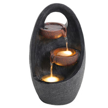 Load image into Gallery viewer, Egg Shape Pool Electric Water Feature with LED Light