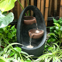 Load image into Gallery viewer, Egg Shape Pool Electric Water Feature with LED Light
