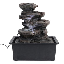 Load image into Gallery viewer, Garden Ornamental Fountain Electric with Pump LED Light, Small Rockery