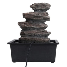 Load image into Gallery viewer, Garden Ornamental Fountain Electric with Pump LED Light, Small Rockery