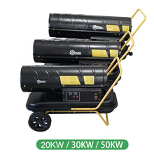 Load image into Gallery viewer, Diesel Kerosene Space Heater with Wheels