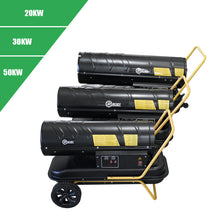 Load image into Gallery viewer, Diesel Kerosene Space Heater with Wheels