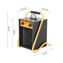 Load image into Gallery viewer, Electric Industrial Fan Heater Space Warmer
