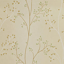Load image into Gallery viewer, 3D Walls Tree Leaf Designer Art Background Backdrop Wall Paper Wallpaper Beige