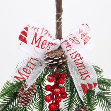Load image into Gallery viewer, 50CM Christmas Wreath Garland Hanging Tree Pinecone Front Door Wreath Decoration
