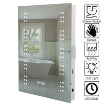 Load image into Gallery viewer, Bathroom Mirror 60'' Rectangle LED Touch On/Off Wall Cabinet