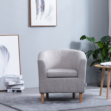 Load image into Gallery viewer, Modern Fabric Arm Chair Single Sofa