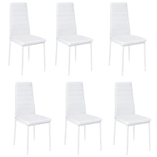 Load image into Gallery viewer, Set of 2 ,4 or 6 Leather Upholstered KD Structured Dining Chairs