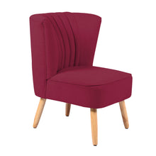 Load image into Gallery viewer, Casual Upholstered Linen Fabric Chair