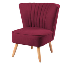 Load image into Gallery viewer, Casual Upholstered Linen Fabric Chair