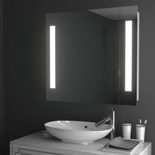 Load image into Gallery viewer, Anti-fog Wall Mounted Mirror Cabinet, Touch Control Switch with CE Driver,LED Illuminated Bathroom Mirror with Shaver Socket