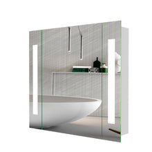 Load image into Gallery viewer, Wall Mounted LED Illuminated Bathroom Mirror Cabinet with with Shaver Socket, CE Driver and Touch Control Switch