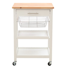 Load image into Gallery viewer, 3 Tier Cart Basket Tray Drawer Kitchen Trolley