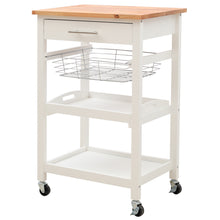 Load image into Gallery viewer, 3 Tier Cart Basket Tray Drawer Kitchen Trolley