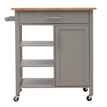 Load image into Gallery viewer, Kitchen Storage Trolley Cabinet Sideboard Buffet Breakfast Carts