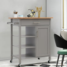 Load image into Gallery viewer, Kitchen Storage Trolley Cabinet Sideboard Buffet Breakfast Carts