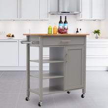 Load image into Gallery viewer, Kitchen Storage Trolley Cabinet Sideboard Buffet Breakfast Carts
