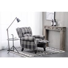 Load image into Gallery viewer, Fabric Wingback Recliner Armchair