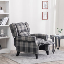 Load image into Gallery viewer, Fabric Wingback Recliner Armchair