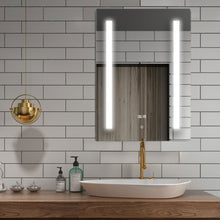 Load image into Gallery viewer, LED Illuminated Bathroom Mirror Cabinet with Touch Switch Shaver Socket Demister Temperature Display