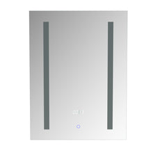 Load image into Gallery viewer, LED Illuminated Bathroom Mirror Cabinet with Touch Switch Shaver Socket Demister Temperature Display