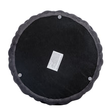 Load image into Gallery viewer, 70CM Round Velvet Buttoned Footstool