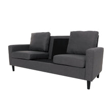 Load image into Gallery viewer, Grey Fine Linen 3 Seater L Shape Sofa
