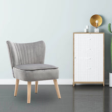 Load image into Gallery viewer, Velvet Leisure Chair Single Sofa -3 colors