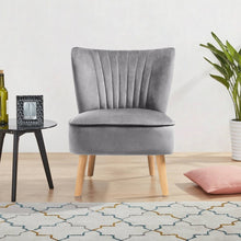 Load image into Gallery viewer, Velvet Leisure Chair Single Sofa -3 colors