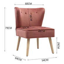 Load image into Gallery viewer, Single Imitation Cashmere Leisure Chair
