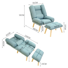 Load image into Gallery viewer, Lounge Sling Chair And Footstool
