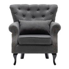 Load image into Gallery viewer, Chesterfield Tub Chair Armchair With Cushion