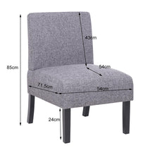 Load image into Gallery viewer, Upholstered Linen Dining Chair