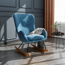 Load image into Gallery viewer, Rocking Chair Armchair With Pocket