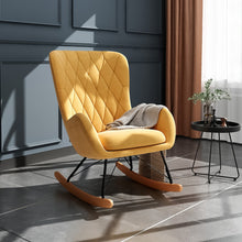 Load image into Gallery viewer, Rocking Chair Armchair With Pocket