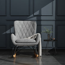 Load image into Gallery viewer, Rocking Chair Armchair With Pocket