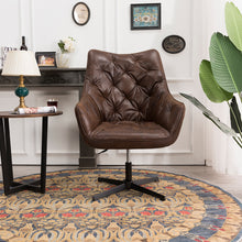 Load image into Gallery viewer, Bronzing Leather Liftable Leisure Chair Office Armchair