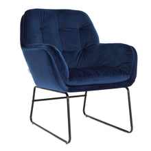 Load image into Gallery viewer, Linen Double Layer Padded Chair Armchair