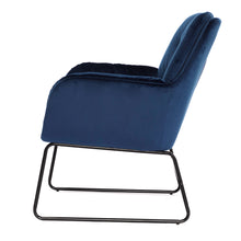 Load image into Gallery viewer, Linen Double Layer Padded Chair Armchair