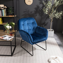 Load image into Gallery viewer, Linen Double Layer Padded Chair Armchair