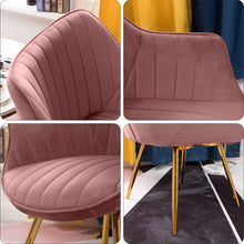 Load image into Gallery viewer, Set of 2 Velvet Leisure Dining Chairs