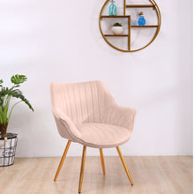 Load image into Gallery viewer, Set of 2 Velvet Leisure Dining Chairs
