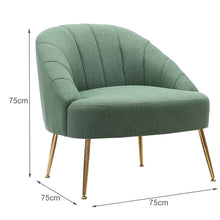 Load image into Gallery viewer, Imitation Cashmere Bucket Style Accent Chair