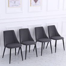 Load image into Gallery viewer, Set of 4 Velvet Dining Chairs- Grey, Pink ,Green