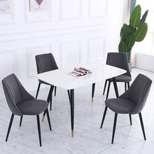 Load image into Gallery viewer, Set of 4 Velvet Dining Chairs- Grey, Pink ,Green