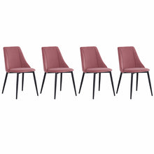 Load image into Gallery viewer, Set of 4 Velvet Dining Chairs- Grey, Pink ,Green